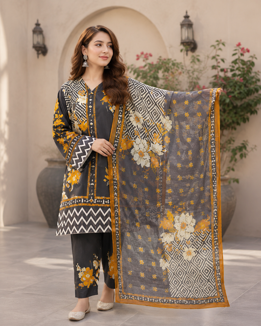 3-Piece Stitched Suit