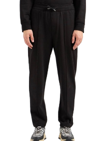 Men's Premium Black Relaxed Fit Track Pants
